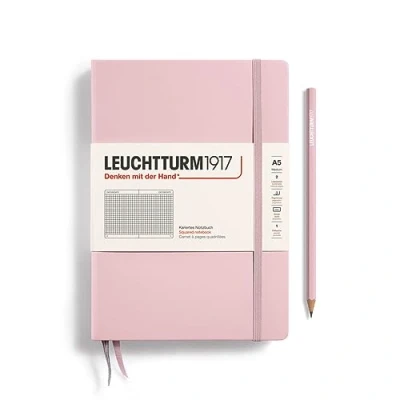 Bild av LEUCHTTURM1917 Notebook Medium (A5), inbunden, 251 numrerade sidor pulver, kvadrat