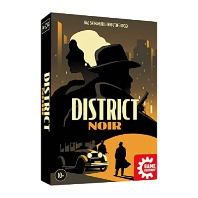 Bild av Game Factory 646319, District Noir, kortspel för vuxna och barn från 10 år, kortduell 2 spelare