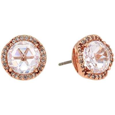 Bild av kate spade new york PAVE Round Large Studs Örhänge Clear/rose goldcoloured, Storlek: One Size, gold coloured