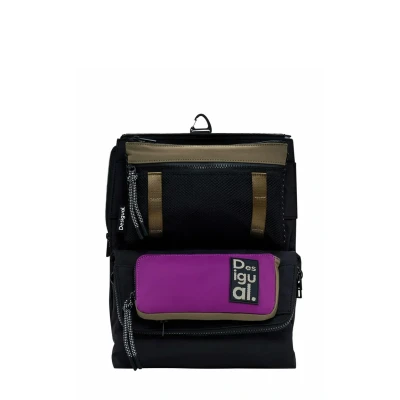 Bild av Desigual Modular Nylon BAG Ryggsäck, Storlek: One Size, Black