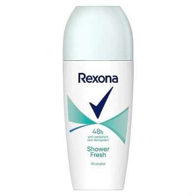 Bild av Rexona Deodorant Roll On Shower Fresh Anti Perspirant med 48 timmars skydd mot kroppslukt och våta armhålor 6 x 50 ml