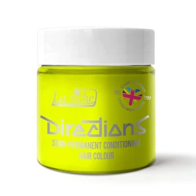 Bild av La Riche Directions halvpermanent hårfärg 100 ml tub fluorescerande gul