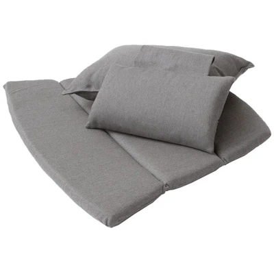 Bild av Cane line Breeze Highback Lounge Chair Cushion Kuddar för utomhusbruk Taupe Natté B: 75 x D: 55 H: 2 cm