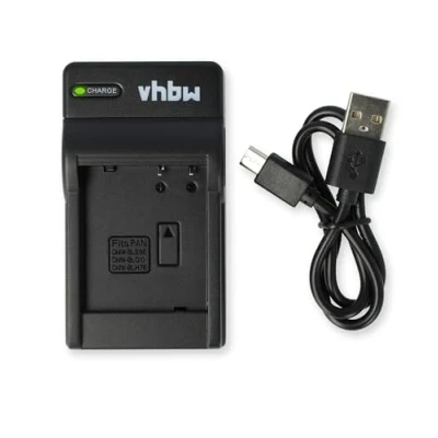 Bild av vhbw USB laddare kompatibel med Kodak LB 012 kamera, camcorder/batteri laddningsdocka, laddningsdisplay, 4,2 V