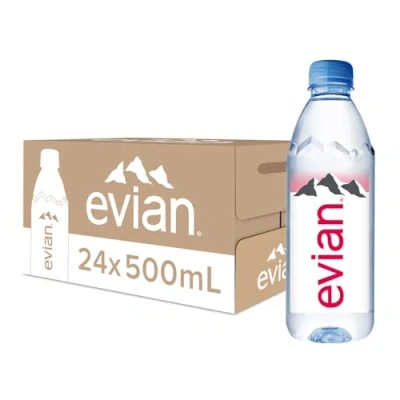 Bild av Evian Still mineralvatten, 24 x 0,5 l
