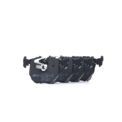 Bild av MEYLE 025 214 8717 Jeu de plaquettes frein ORIGINAL Quality Essieu arrière préparé pour indicateur d&#039;usure avec tôle anti bruit BMW: 7, 3 Berline