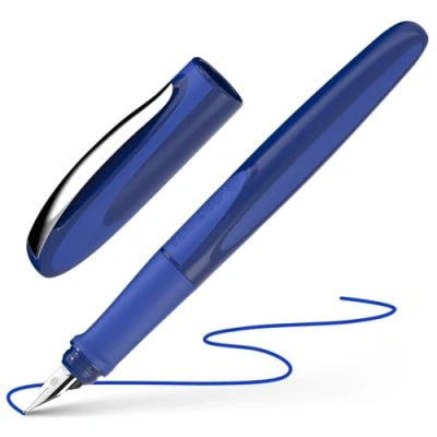 Bild av Schneider 168215 Ray reservoarpenna (högerhänt, inkl. standard bläckpatron kungsblå) space blue