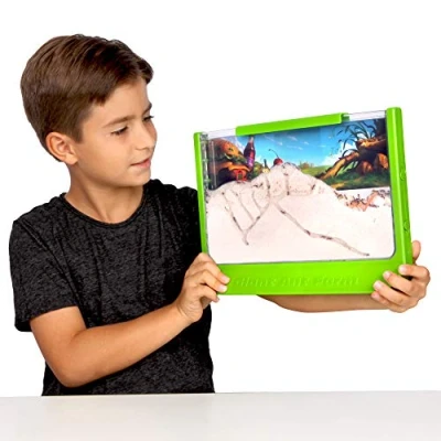 Bild av Basic Fun farbror Milton jättemyrbondgård, extra stort visningsområde med myror, picknickscen, perfekt leksak för klassrummet, klassisk barnpedagogisk pojkar och flickor