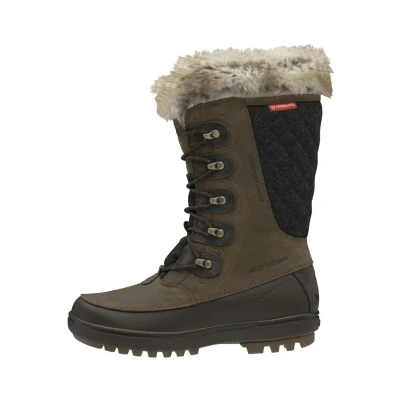 Bild av Helly Hansen Dam W Garibaldi Vl snöstövlar, 745 Cement Caffe Bean Sper, 39 1/3 EU