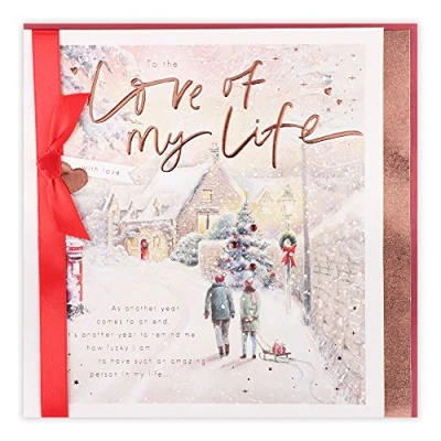 Bild av Clintons: Love of My Life Par In Snowy Street julkort, flerfärgad, 235 x (1181391)
