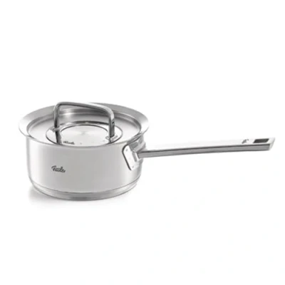 Bild av Fissler Original Profi Collection/rostfritt stål kastrull (Ø 16 cm, 1,4 l) liten mjölkkruka med metalllock, inre skala induktion, silver