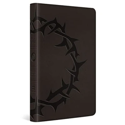 Bild av ESV Thinline Bible: English Standard Version, Charcoal, Crown Design, Red Letter, Trutone
