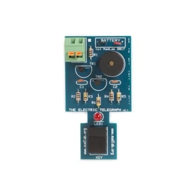 Bild av Whadda lödbyggsats, DIY, Madlab elektronikkit, elektrisk telegraf, morsecode lärande, lärorikt och roligt