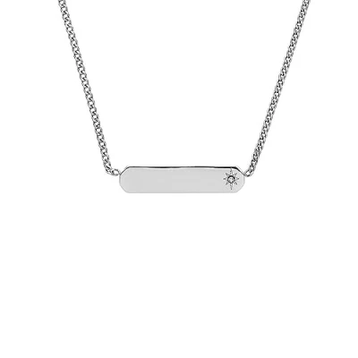 Bild av Fossil Halsband, Storlek: One Size, Silber