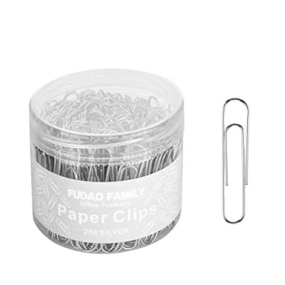 Bild av Jumbo pappersklipp, 5 cm pappersklämma, 200 st stora gem