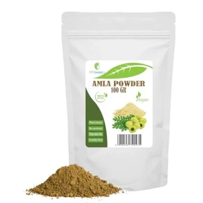 Bild av Amla pulver 100 gr bekämpar håravfall, mjäll och för tidig gråning