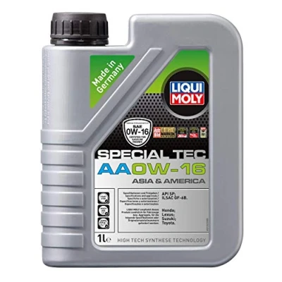 Bild av Liqui Moly Special Tec AA 0W 16 1I Huile moteur 21326 TOYOTA: Yaris III 3/5 portes, C HR, RAV4 V, SUZUKI: SWIFT 5, Ignis III, Jimny IV SUV