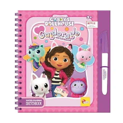 Bild av Gabby&#039;s dollhouse sketchbook gabdorable waterbook in display 8