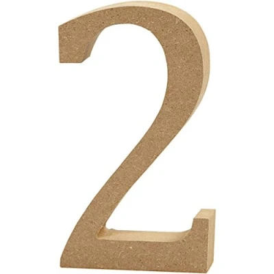 Bild av Creativ Company Number 2 MDF 13cm 1pc.