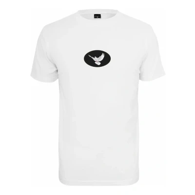 Bild av Mister Tee DOVE Patch Tshirt med print, Storlek: Medium, White
