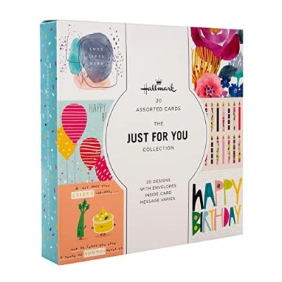 Bild av Hallmark födelsedag och tomma kort multipack med 20 i moderna designer