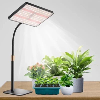 Bild av Railee Växtlampa LED Odlingslampa för Inomhusväxter Dimbar Växtbelysning Odlingsljus Växter UV IR Fullt Spektrum 286 LEDs med Timer Plantor Grönsaker och Blommor