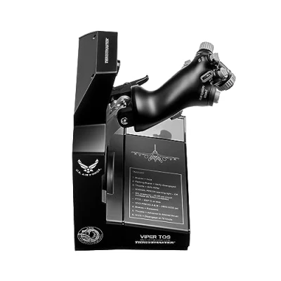 Bild av Thrustmaster Viper TQS för PC, Gasreglagekvadrantsystem i Metall, Hall effektprecision, 21 Actionknappar, 5 Axlar, Ikoniska Chaff/Flare funktioner, Licensierat av USA:s Flygvapen