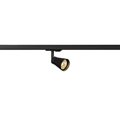 Bild av SLV 1 fas AVO/spotlight, LED spotlight, tak, spårsystem, interiörbelysning/GU10 50 W svart, stål,