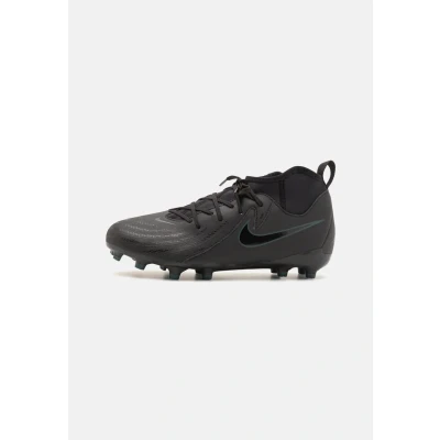 Bild av Nike Performance JR Phantom LUNA II ACAD FG/MG Unisex Fotbollsskor fasta dobbar för barn, Storlek: 32, Black/deep jungle Textil/syntet