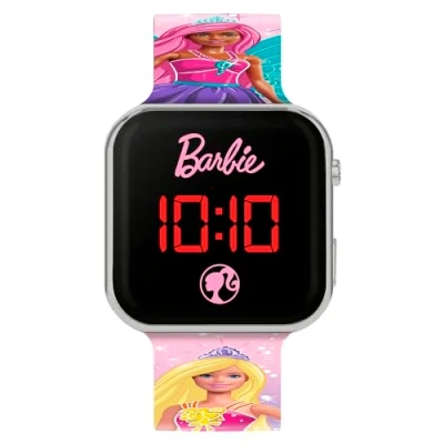 Bild av Peers Hardy Barbie flerfärgad rem LED klocka BDT4144ARG, Flerfärgad, Modern