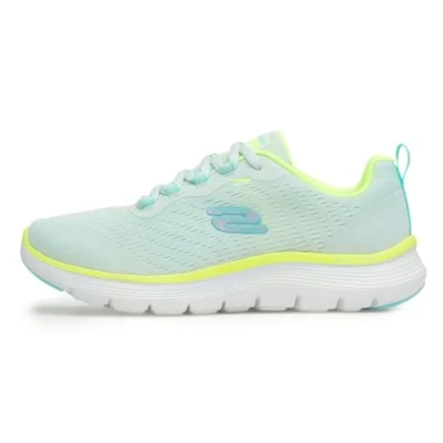 Bild av Skechers Dam Flex Appeal 5.0 låg topp sneaker, gRÖN, 37.5 EU