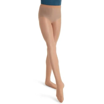 Bild av Capezio Ultra Shimmery Footed Tight, Lätt toast, liten, rostat bröd, S