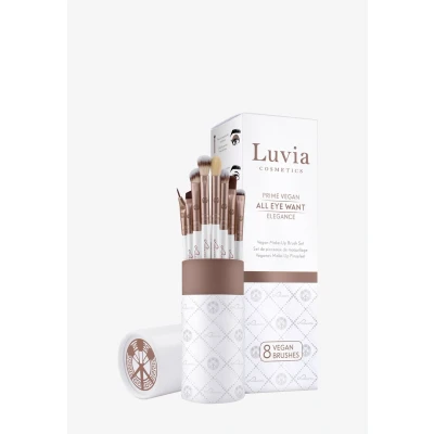 Bild av Luvia Cosmetics ALL EYE WANT Sminkborstset, Storlek: One Size, Pearl white/coffee brown