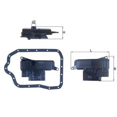 Bild av Hydraulikfilter, automatväxel KNECHT HX 234D