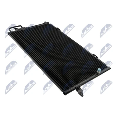 Bild av NTY CCS AU 000 Condenseur De Clim sans déshydrateur Aluminium 655 R 134a AUDI: A6 C4 Berline, Avant, 80 B4 Berline