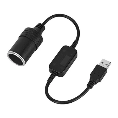 Bild av Broco USB 5 V till 12 bil cigarettändare omvandlare adapterkontakt uttag