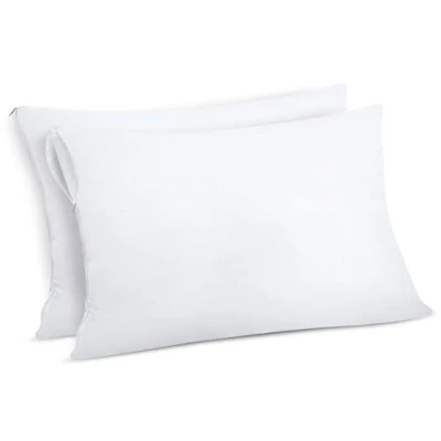 Bild av Utopia Bedding Kuddskydd Vattentätt 40x70 cm (Set med 2) Dragkedja, Kuddfodral, Oeko TEX Certifierad Kuddöverdrag