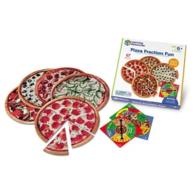 Bild av Learning Resources Pizza Fraction Fun Spel 67 Stycken Uppsättning