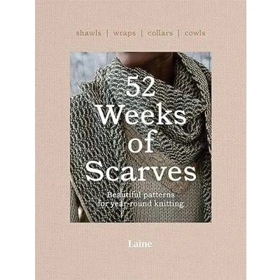 Bild av 52 Weeks of Scarves: Beautiful Patterns for Year round Knitting: Shawls. Wraps. Collars. Cowls.