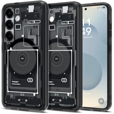 Bild av Spigen Ultra Hybrid MagFit Case för Samsung Galaxy S25 Plus Skal Fodral, Kompatibel med MagSafe ZeroOne Black