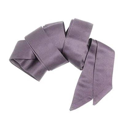 Bild av Maya Deluxe dambälte damer satäng skärp midja knytband rosett tillbehör för brudtärnor brud bröllop bal kväll tillfälle, Moody Lilac, S M
