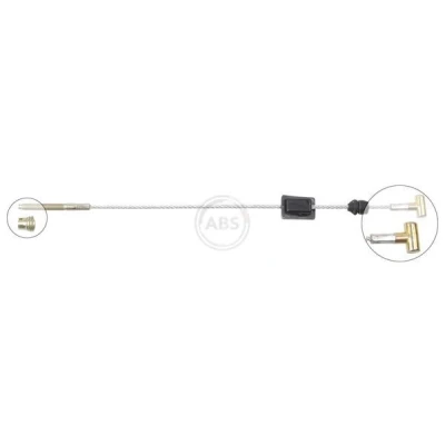 Bild av A.B.S. K12001 Câble De Frein 312 à tambour FORD: FIESTA 4, Puma, KA 3 portes