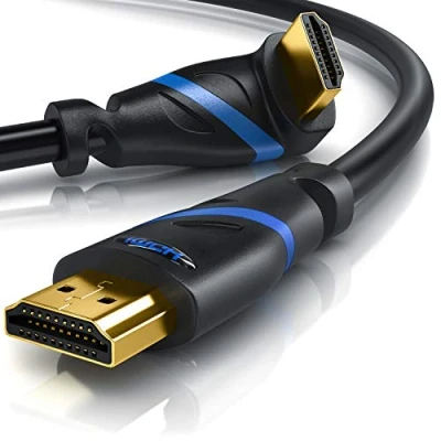 Bild av CSL 8K HDMI kabel vinklad 90 270 (10ft kontakt)