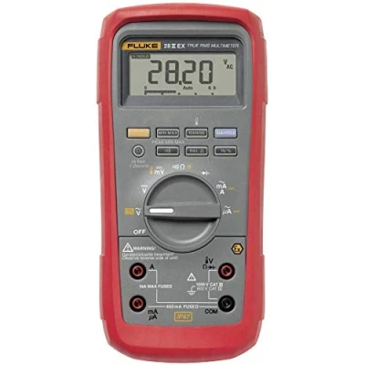 Bild av Fluke 4017165 Handmultimeter digital Vattentät (IP67), Explosionsskyddad CAT III 1000 V, IV 600 V Display (Beräkningar): 20000