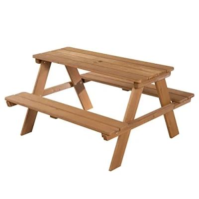 Bild av roba Barnutemöbel+ sittgrupp Picknick för 4 Trädgårds av väderbeständigt massivt trä platser Teak