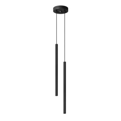 Bild av Sollux Pastelo Modern Cluster Pendel Taklampa Svart 2x G9
