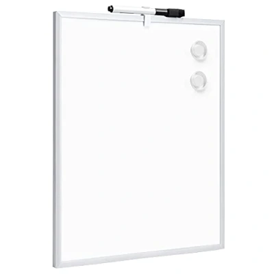 Bild av Amazon Basics Magnetisk torraderbar tavla, aluminiumram, 28 x 35,6 cm, vit