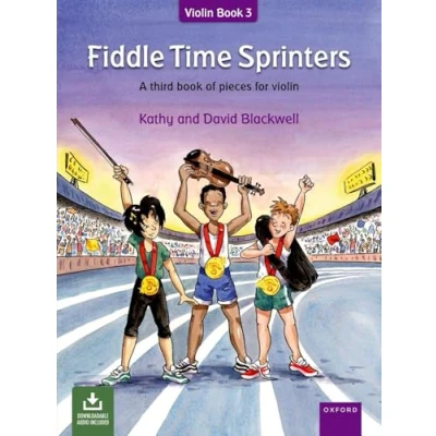 Bild av Fiddle time sprinters 3 revised version + enregistrements en ligne violon: A third book of pieces for violin