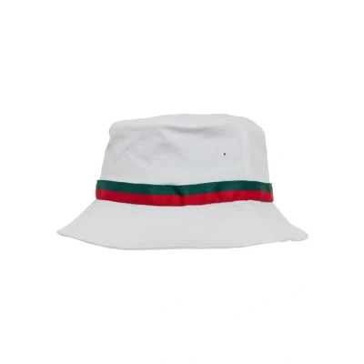 Bild av Flexfit Bucket Hatt, Storlek: One Size, White/firered/green