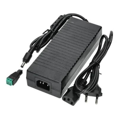 Bild av Jandei Strömförsörjning 110/220 V AC till 12 DC 120 W, 1 m kabel och honkontakt, inomhusinstallation IP20, för LED remsa, Neon eller lågspänningsenheter